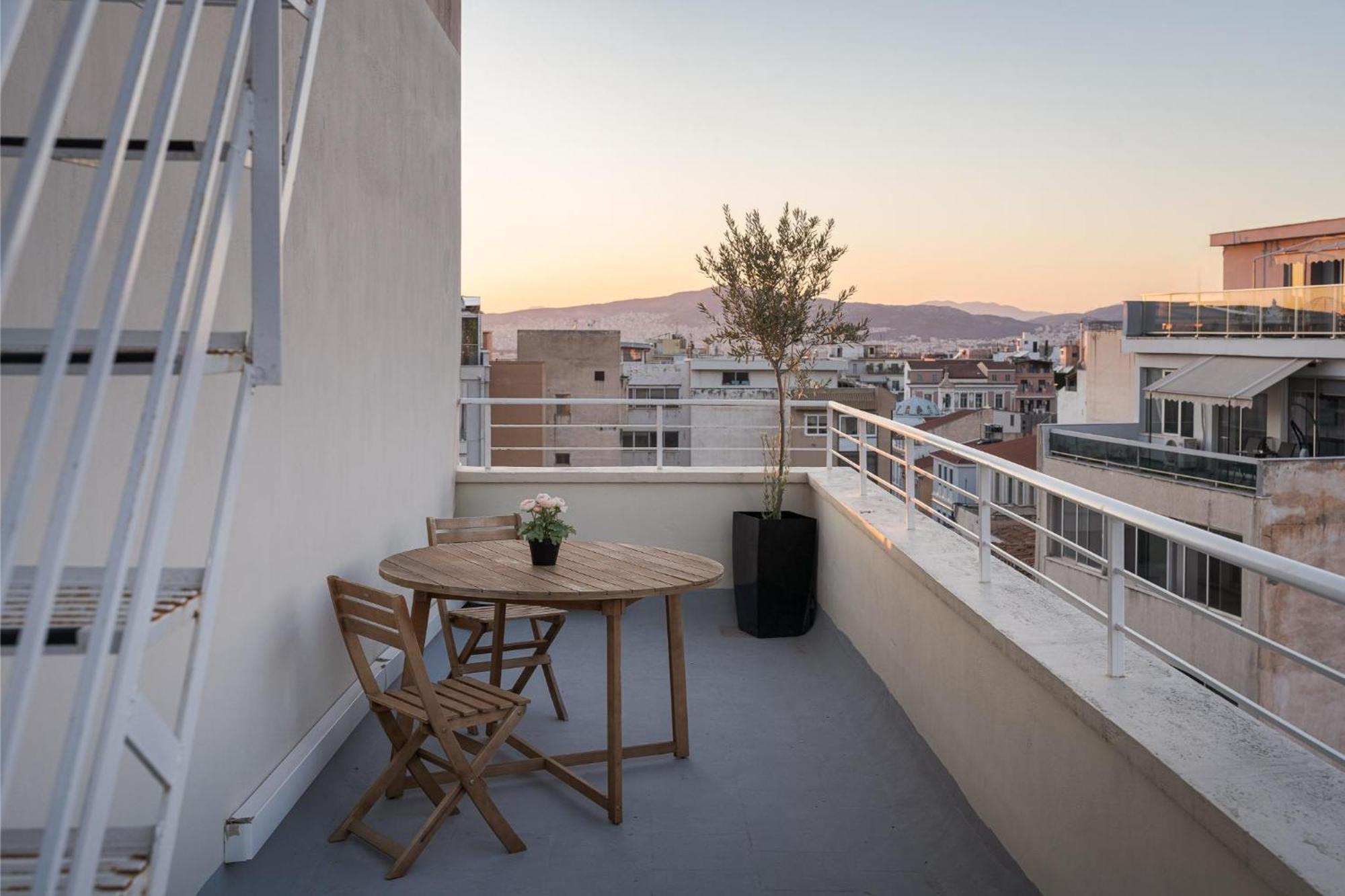 Syntagma Unique Penthouse Lägenhet Aten Exteriör bild